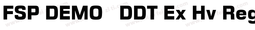 FSP DEMO   DDT Ex Hv Regula字体转换